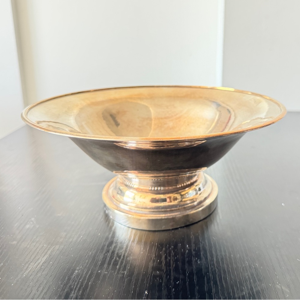 Large Georg Jensen Sterling Fruit Dish Bowl 430A C.1930s